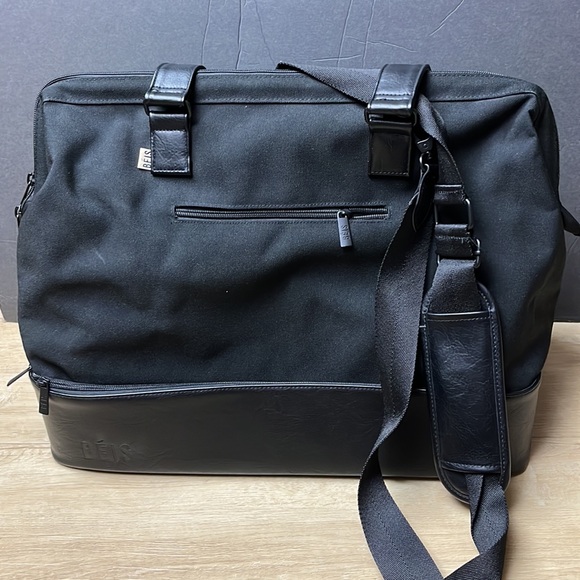 BEIS The Weekend Travel Bag BLACK - Picture 5 of 11
